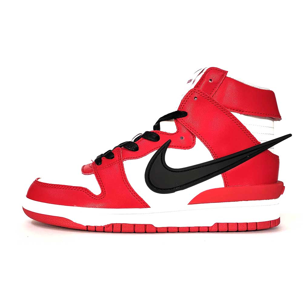 کفش بسکتبال نایک مدل Nike Dunk Ambush سفید قرمز